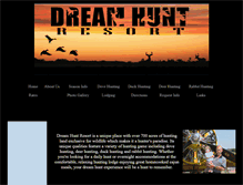 Tablet Screenshot of dreamhuntresort.com